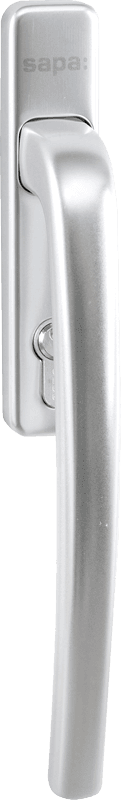 Standardhandtag cylinder skjutdörr silver