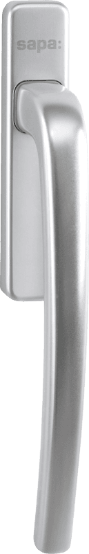 Standardhandtag skjutdörr silver